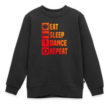 Herren Shuffel Tanz Shuffle Girl Damen - Kinder Premium Organic Sweatshirt - Schwarz - Vorne - AI Model Kid Female (0cm)