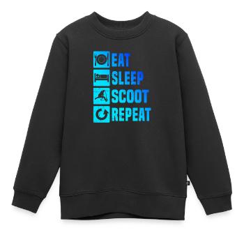 Herren Stunt Roller Scooter Stunt Scooter - Kinder Premium Organic Sweatshirt - Schwarz - Vorne - AI Model Kid Female (0cm)