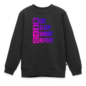 Jeux de paintball de paintball pour hommes Joueurs de paintball - Sweat Premium enfant bio - noir - Devant - AI Model Kid Female (0cm)