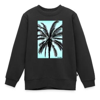 Palm Beach Holiday Summer Sun Sea Travel Holidays - Sweat Premium enfant bio - noir - Devant - AI Model Kid Female (0cm)