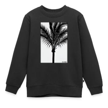 Palm Beach Holiday Summer Sun Sea Travel Holidays - Sweat Premium enfant bio - noir - Devant - AI Model Kid Female (0cm)