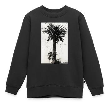 Palm Beach Holiday Summer Sun Sea Travel Holidays - Sweat Premium enfant bio - noir - Devant - AI Model Kid Female (0cm)