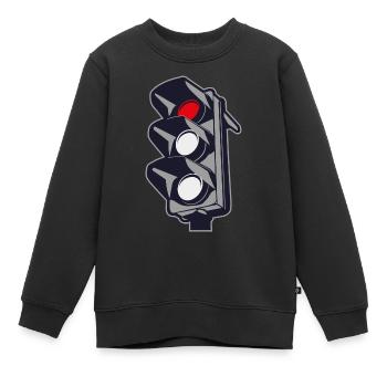 Rote Ampel - Kinder Premium Organic Sweatshirt - Schwarz - Vorne - AI Model Kid Female (0cm)