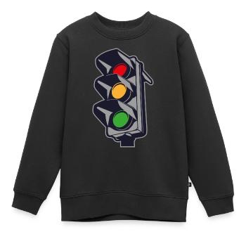 Ampel - Kinder Premium Organic Sweatshirt - Schwarz - Vorne - AI Model Kid Female (0cm)