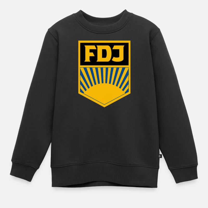 FDJ - Sweat Premium enfant bio - noir