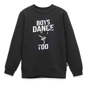 Breakdance Musik Breaking BBoy Bgirl - Kinder Premium Organic Sweatshirt - Schwarz - Vorne - AI Model Kid Female (0cm)