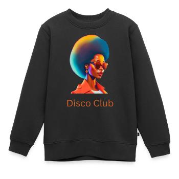 Disco Club Vol. 4 - Kinder Premium Organic Sweatshirt - Schwarz - Vorne - AI Model Kid Female (0cm)