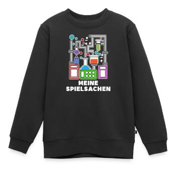 Déclaration de carrière Scientifique Réussite Emploi - Sweat Premium enfant bio - noir - Devant - AI Model Kid Female (0cm)