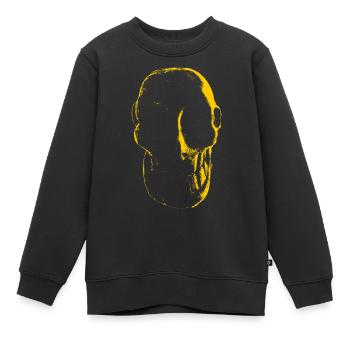 skulldesigner_RODRIGOdelTaxco - Kinder Premium Organic Sweatshirt - Schwarz - Vorne - AI Model Kid Female (0cm)