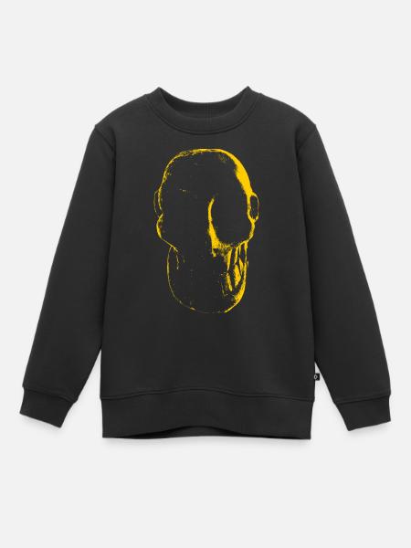 skulldesigner_RODRIGOdelTaxco - Sweat Premium enfant bio - noir