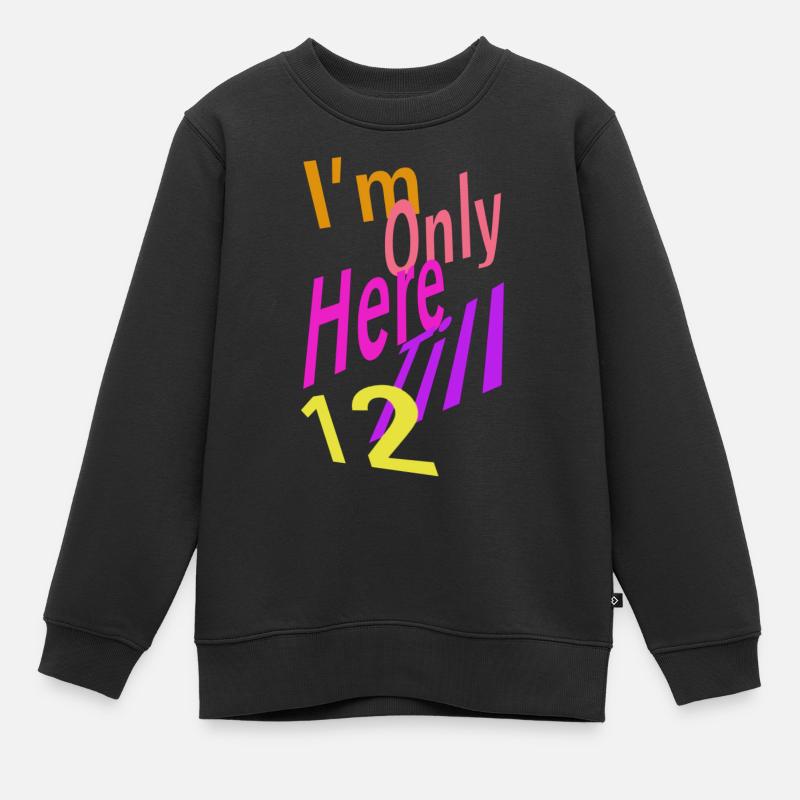 12 - Sweat Premium enfant bio - noir