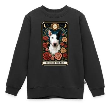 Bullterrier - Kinder Premium Organic Sweatshirt - Schwarz - Vorne - AI Model Kid Female (0cm)