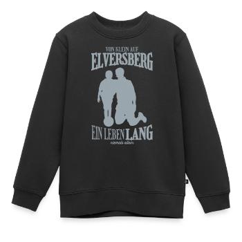 Elversberg Fußball Tradition Geschenk - Kinder Premium Organic Sweatshirt - Schwarz - Vorne - AI Model Kid Female (0cm)
