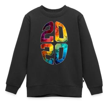 6 ANS 2020 6E ANNIVERSAIRE - Sweat Premium enfant bio - noir - Devant - AI Model Kid Female (0cm)