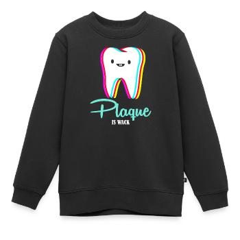 dentiste - Sweat Premium enfant bio - noir - Devant - AI Model Kid Female (0cm)