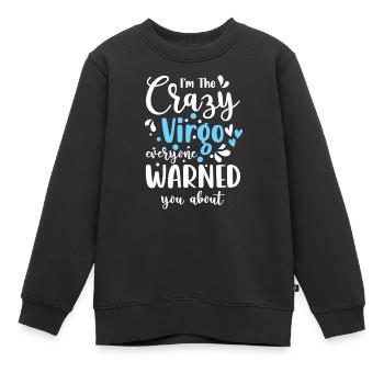 Horoskop Geburtstag Merkur - Kinder Premium Organic Sweatshirt - Schwarz - Vorne - AI Model Kid Female (0cm)
