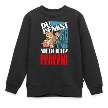 Brazilian Jiu Jitsu Grappling - Kinder Premium Organic Sweatshirt - Schwarz - Vorne - AI Model Kid Female (0cm)