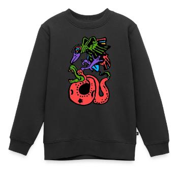 Culture inca, Amérique latine - Sweat Premium enfant bio - noir - Devant - AI Model Kid Female (0cm)
