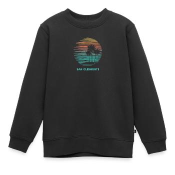 San Clemente Kalifornien Cooler Souvenir-Urlaub - Kinder Premium Organic Sweatshirt - Schwarz - Vorne - AI Model Kid Female (0cm)