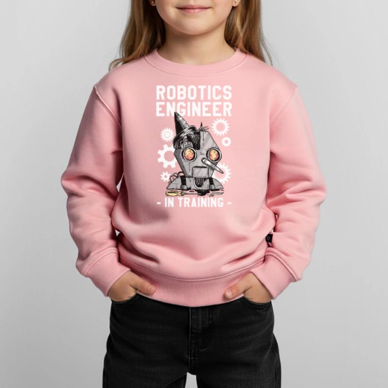 Droid Builder School Robotics Engineer In Training Kinder Premium Organic Sweatshirt