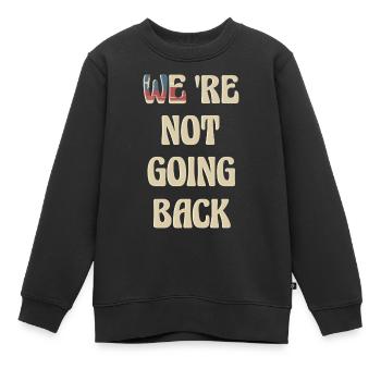 Kamala Walz - Kinder Premium Organic Sweatshirt - Schwarz - Vorne - AI Model Kid Female (0cm)