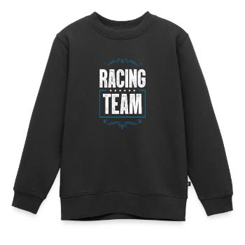Racing Team - Kinder Premium Organic Sweatshirt - Schwarz - Vorne - AI Model Kid Female (0cm)