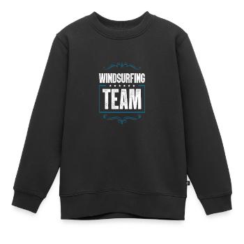 Windsurfing Team - Kinder Premium Organic Sweatshirt - Schwarz - Vorne - AI Model Kid Female (0cm)