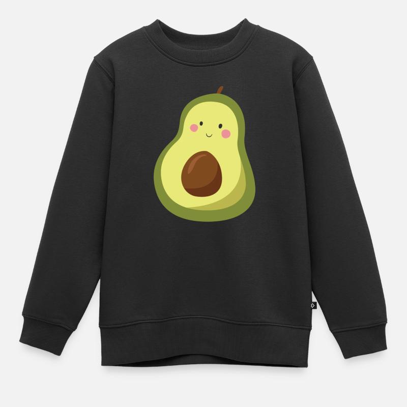 avocado - Kinder Premium Organic Sweatshirt - Schwarz