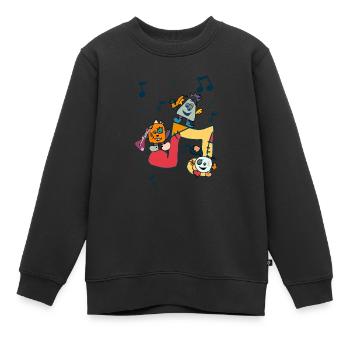 ROCHE - Sweat Premium enfant bio - noir - Devant - AI Model Kid Female (0cm)