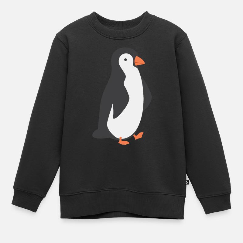 Pingouin - Sweat Premium enfant bio - noir