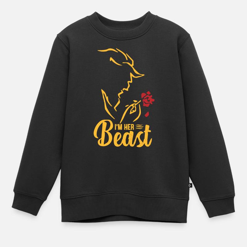 Sa bête - Sweat Premium enfant bio - noir