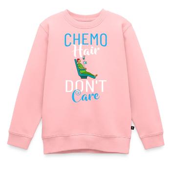 Chemotherapie Chemo Krebs Therapie - Kinder Premium Organic Sweatshirt - Rosa - Vorne - AI Model Kid Female (0cm)