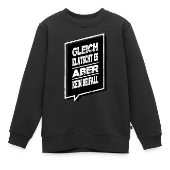bday geschenk lieben geek geburtstagsgeschenkidee - Kinder Premium Organic Sweatshirt - Schwarz - Vorne - AI Model Kid Female (0cm)