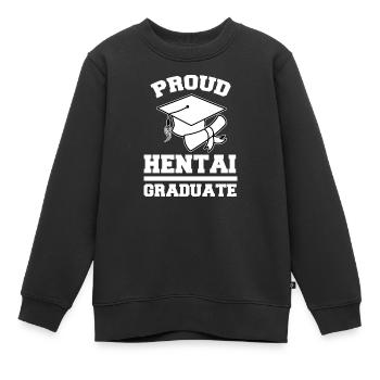 Manga Statement Anime Cosplay Japan Popkultur - Kinder Premium Organic Sweatshirt - Schwarz - Vorne - AI Model Kid Female (0cm)