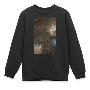 Den Weg in ein 3D-Wunderland ebnen - Kinder Premium Organic Sweatshirt - Schwarz - Vorne - AI Model Kid Female (0cm)