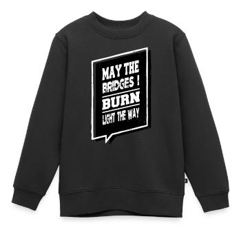 bans off our jokes happy abortion rights 8th march - Kinder Premium Organic Sweatshirt - Schwarz - Vorne - AI Model Kid Female (0cm)