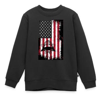 Aikido - Kinder Premium Organic Sweatshirt - Schwarz - Vorne - AI Model Kid Female (0cm)
