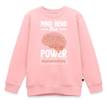 Unlock Your Brain's Potential Neuroplasticity - Kinder Premium Organic Sweatshirt - Rosa - Vorne - AI Model Kid Female (0cm)