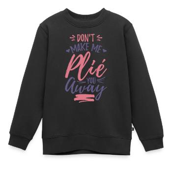 Lustiger Ballett Witz - Kinder Premium Organic Sweatshirt - Schwarz - Vorne - AI Model Kid Female (0cm)