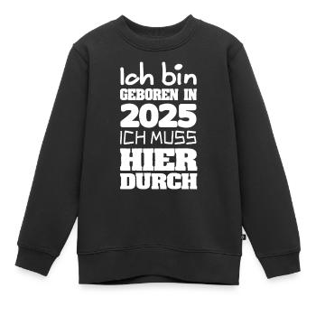 Bac 2025 - Sweat Premium enfant bio - noir - Devant - AI Model Kid Female (0cm)