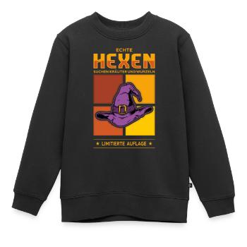 Sorcières - Sweat Premium enfant bio - noir - Devant - AI Model Kid Female (0cm)
