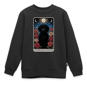 Portugiesischer Wasserhund - Kinder Premium Organic Sweatshirt - Schwarz - Vorne - AI Model Kid Female (0cm)