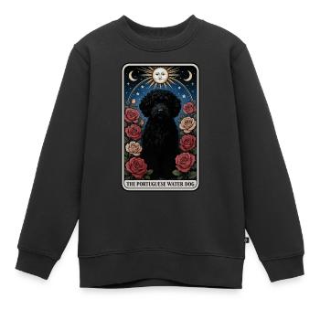 Portugiesischer Wasserhund - Kinder Premium Organic Sweatshirt - Schwarz - Vorne - AI Model Kid Female (0cm)