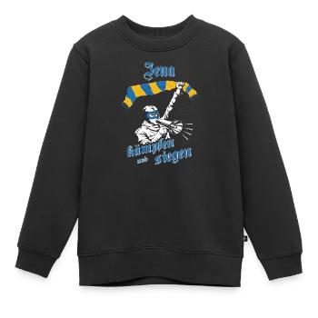 Jena_ _kaempfen_und_siegen_No - Sweat Premium enfant bio - noir - Devant - AI Model Kid Female (0cm)