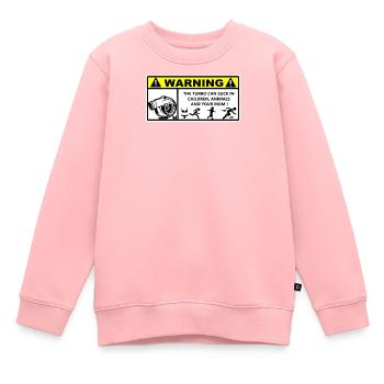 Avertissement Turbo Race - Sweat Premium enfant bio - rose - Devant - AI Model Kid Female (0cm)