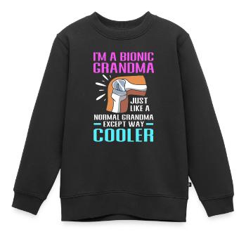 Chirurgie du genou Chirurgie du genou - Sweat Premium enfant bio - noir - Devant - AI Model Kid Female (0cm)