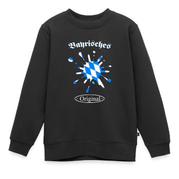 Bayern, Bayrisches Original, Oberbayern, Geschenk - Kinder Premium Organic Sweatshirt - Schwarz - Vorne - AI Model Kid Female (0cm)
