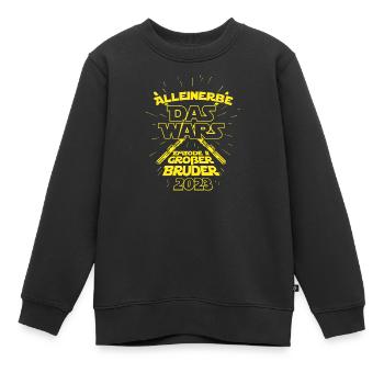 Alleinerbe das wars Episode 2 Großer Bruder 2023 - Kinder Premium Organic Sweatshirt - Schwarz - Vorne - AI Model Kid Female (0cm)