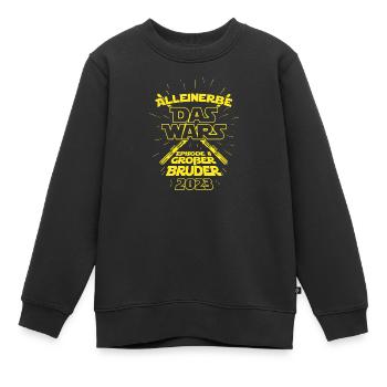 Alleinerbe das wars Episode 2 Großer Bruder 2023 - Kinder Premium Organic Sweatshirt - Schwarz - Vorne - AI Model Kid Female (0cm)