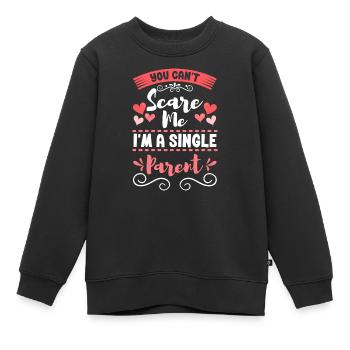 Elternteil Kind Vatertag Verantwortung - Kinder Premium Organic Sweatshirt - Schwarz - Vorne - AI Model Kid Female (0cm)
